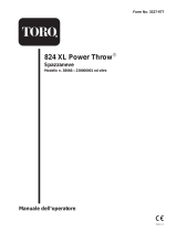 Toro 824XL Power Throw Snowthrower Manuale utente