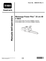 Toro PowerPlex 35cm 40V MAX Chainsaw Manuale utente