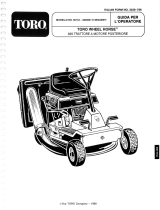 Toro 8-25 Rear Engine Rider Manuale utente