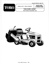 Toro 12-32 Lawn Tractor Manuale utente