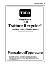 Toro 12-32 Rear Engine Rider Manuale utente