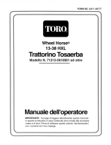Toro 13-38HXL Lawn Tractor Manuale utente