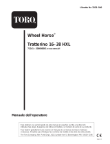 Toro 16-38HXLE Lawn Tractor Manuale utente