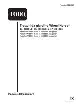 Toro 14-38HXLE Lawn Tractor Manuale utente