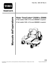 Toro TimeCutter Z5000 Riding Mower Manuale utente