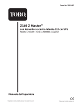 Toro Z149 Z Master, With 112cm SFS Side Discharge Mower Manuale utente