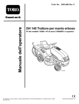 Toro DH 140 Lawn Tractor Manuale utente