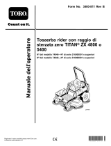Toro TITAN ZX 5400 Zero-Turn-Radius Riding Mower Manuale utente