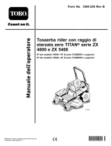 Toro TITAN ZX 5400 Zero-Turn-Radius Riding Mower Manuale utente