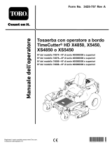 Toro TimeCutter HD XS4850 Riding Mower Manuale utente