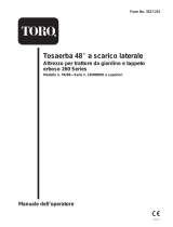 Toro 48in Side Discharge Mower, 260 Series Lawn and Garden Tractors Manuale utente