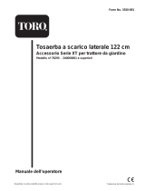 Toro 122cm Side Discharge Mower, XT Series Garden Tractors Manuale utente