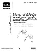 Toro 60in E-Z Vac Triple Bagging System, Z Master G3 Mower Manuale utente