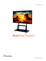 promethean ActivPanel 2 Guida utente