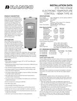 Robertshaw ETC Two Stage Electronic Temperature Control - NEMA TYPE 4X Manuale utente