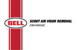 Bell Scout Air Visor Removal Manuale utente