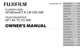 Fujifilm XF1.4X TC F2 WR Manuale del proprietario