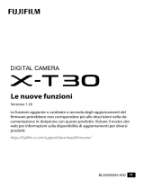 Fujifilm X-T30 Manuale del proprietario