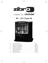 Toyotomi Zibro RC–270 Manuale del proprietario