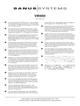 Sanus VM400B Black Manuale utente