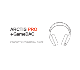 Steelseries Arctis Pro + GameDAC White (61454) Manuale utente