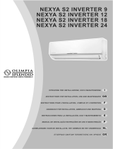 Olimpia Splendid NEXYA S2 inverter 9/12/18/24 Manuale utente