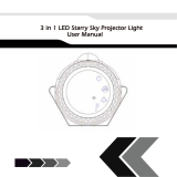 LBell Night Light Projector, 3 in 1 Ocean Wave Projector Star Projector Manuale utente