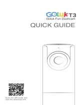 Goluk T3 Stone Gray Mini Wi-Fi 1080 p Dash Cam, 141 Wide Angle Car DVR Camera Manuale utente