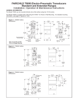 Fairchild Compact E/P, I/P Pressure Transducer Manuale utente