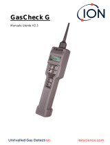 Ion Science GasCheck G leak detector Manuale utente