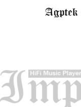 AGPtek IMP MP3 Manuale del proprietario