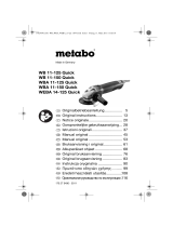 Metabo WB 11-125 Quick Istruzioni per l'uso