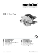 Metabo KSE 55 Vario Plus Istruzioni per l'uso