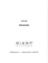Biamp CPA 650 Manuale utente