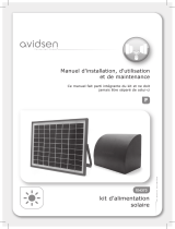 Castorama Kit d'alimentation solaire Avidsen 12 V pour motorisation Avidsen Manuale utente