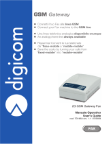 Digicom 2G GSM Gateway Fax Manuale utente
