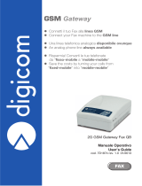 Digicom 2G GSM Gateway Fax QB Manuale utente