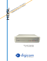 Digicom Modem HDSL Ethernet Manuale utente