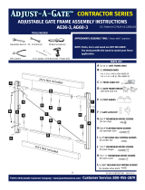 Adjust-A-Gate AG60-36 Istruzioni per l'uso