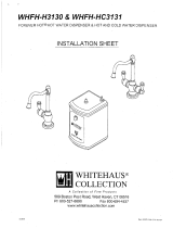 Whitehaus Collection WHFH-HC3131-MABRZ Guida d'installazione