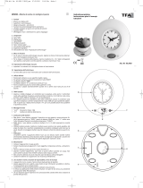 TFA Digital Design Kitchen Scales with Quartz Clock Manuale utente