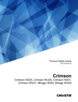 Christie Crimson WU31 Manuale utente