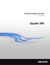 Christie Spyder X80 Manuale utente