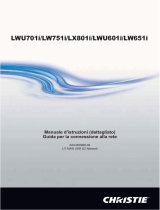 Christie LWU601i-D Manuale utente