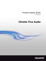 Christie LA3S-3ohm line array surround loudspeaker Manuale utente