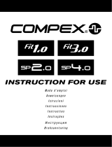 Compex FIT 1.0, FIT 3.0, SP 2.0 & SP 4.0 Manuale utente