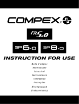 Compex FIT 5.0, SP 6.0 & SP 8.0 Manuale utente
