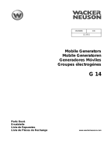 Wacker Neuson G14 Parts Manual