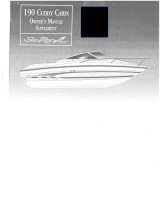 Sea Ray 1998 190 CUDDY CABIN SUPPLEMENT Manuale del proprietario
