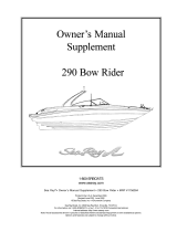 Sea Ray 2004 290 BOW RIDER Supplement Manuale del proprietario